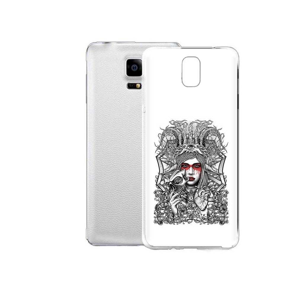 

Чехол MyPads Tocco для Samsung Galaxy Note Edge грусная девушка (PT11952.563.302), Прозрачный, Tocco
