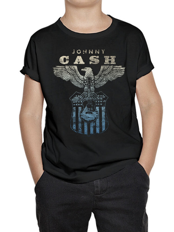 фото Футболка д/мальч. dreamshirts studio джонни кэш / johnny cash н цв. черный р.158