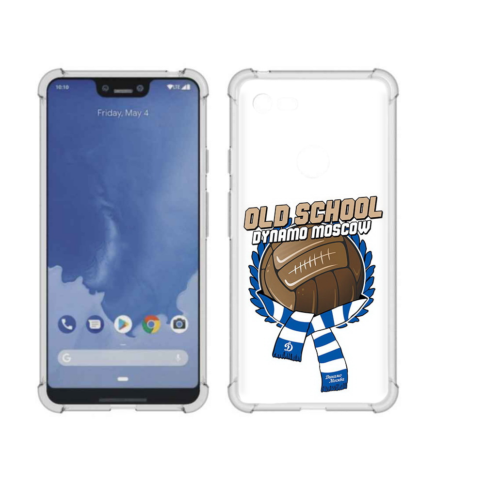 

Чехол MyPads Tocco для Google Pixel 3 XL ФК Динамо олд скул, Прозрачный, Tocco