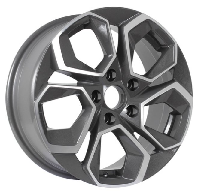 

Колесный диск KDW KD1620 R16x6.5 5x108 ET45 CB63.4 Grey Front Polished