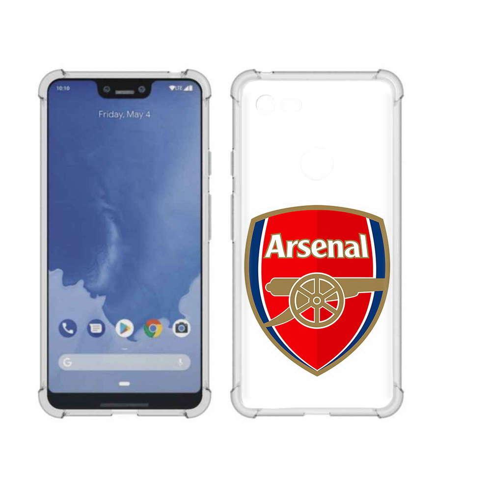 

Чехол MyPads Tocco для Google Pixel 3 XL ФК Арсенал логотип, Прозрачный, Tocco
