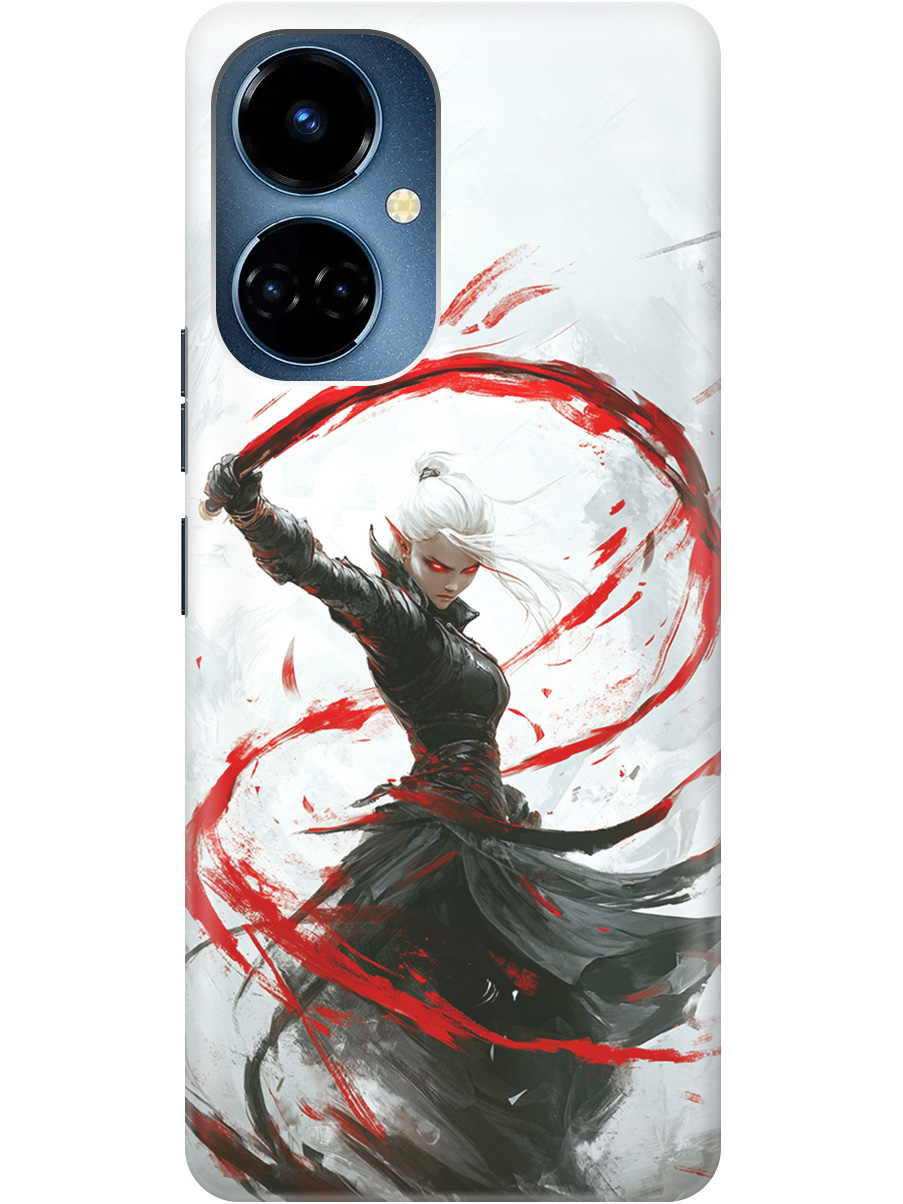 

Силиконовый чехол на Tecno Camon 19 / 19 Pro с принтом "Эльфийка", Прозрачный;белый;красный;черный, 778675885
