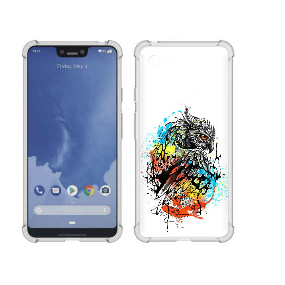 

Чехол MyPads Tocco для Google Pixel 3 XL Творческая сова, Прозрачный, Tocco
