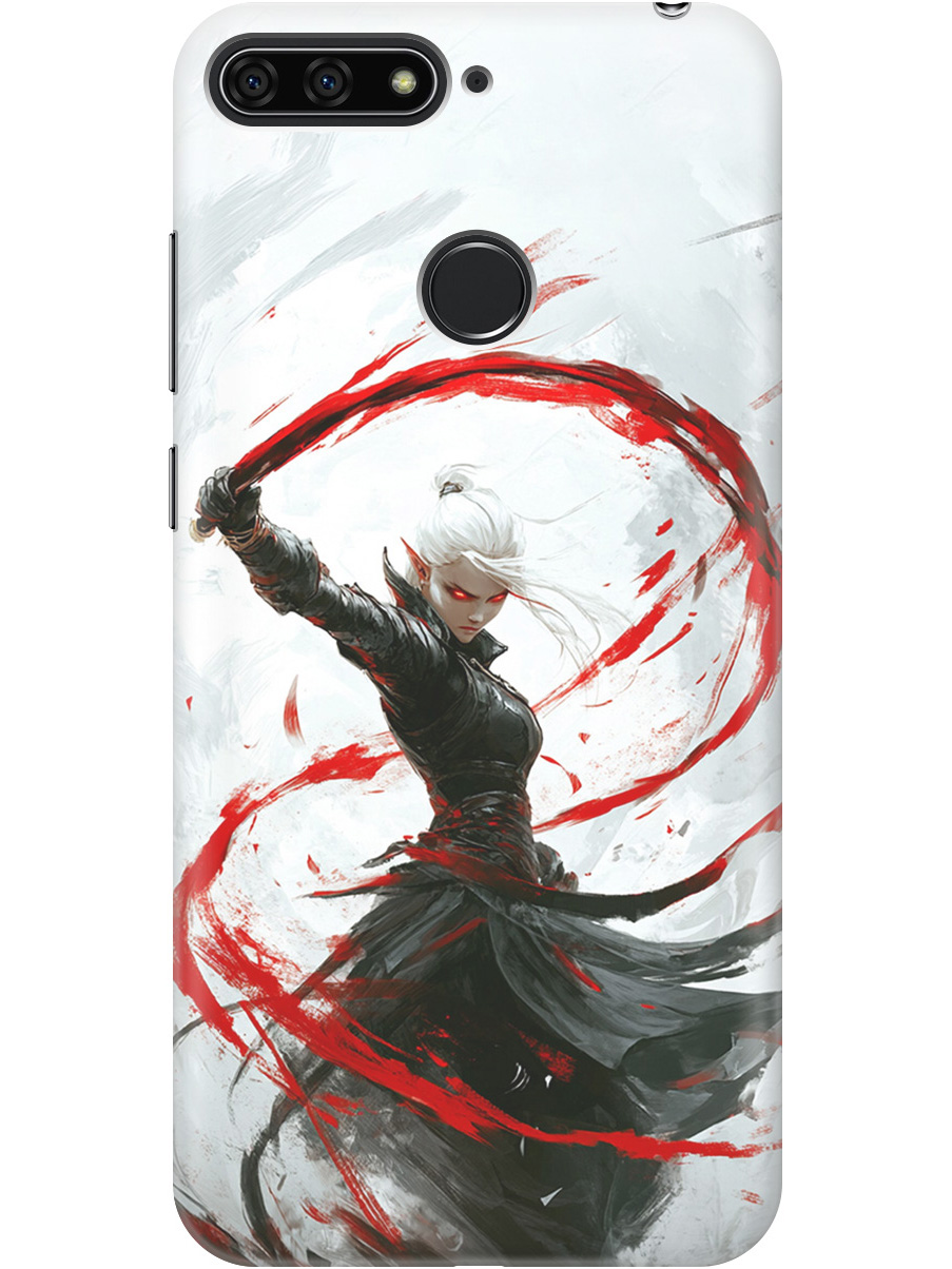 

Силиконовый чехол на Honor 7C Pro / Huawei Y7 Prime (2018) / Nova 2 Lite с принтом 857793, Прозрачный;белый;красный;черный, 718524585