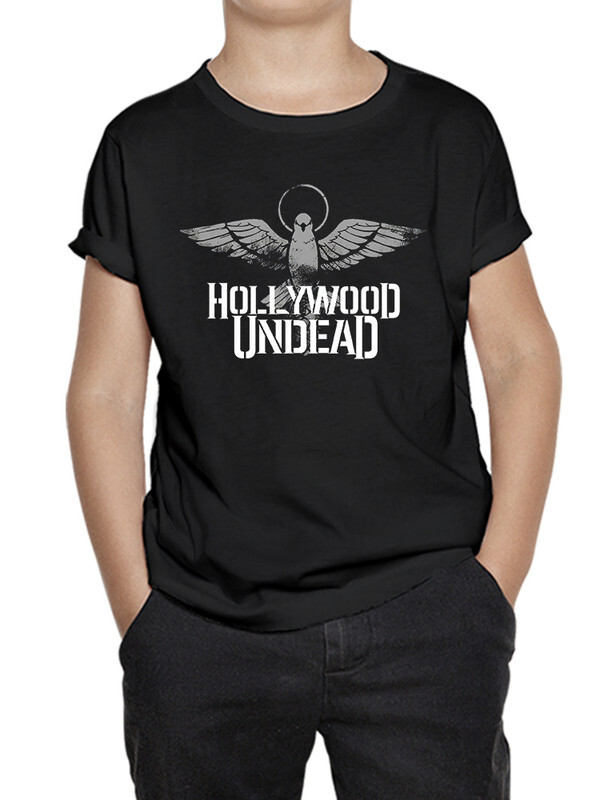 фото Футболка д/мальч. dreamshirts studio группа hollywood undead о цв. черный р.98