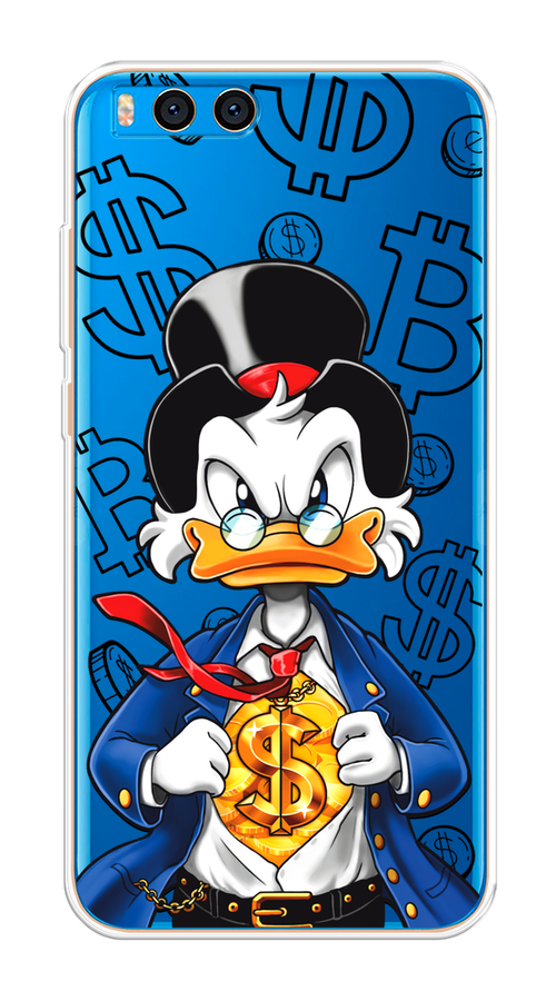 

Чехол на Xiaomi Mi Note 3 "Scrooge Goldman", Черный;белый;синий, 32450-1