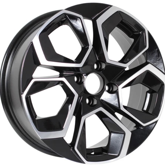 

Колесный диск KDW KD1620 R16x6.5 5x112 ET45 CB57.1 Black Front Polished, Черный