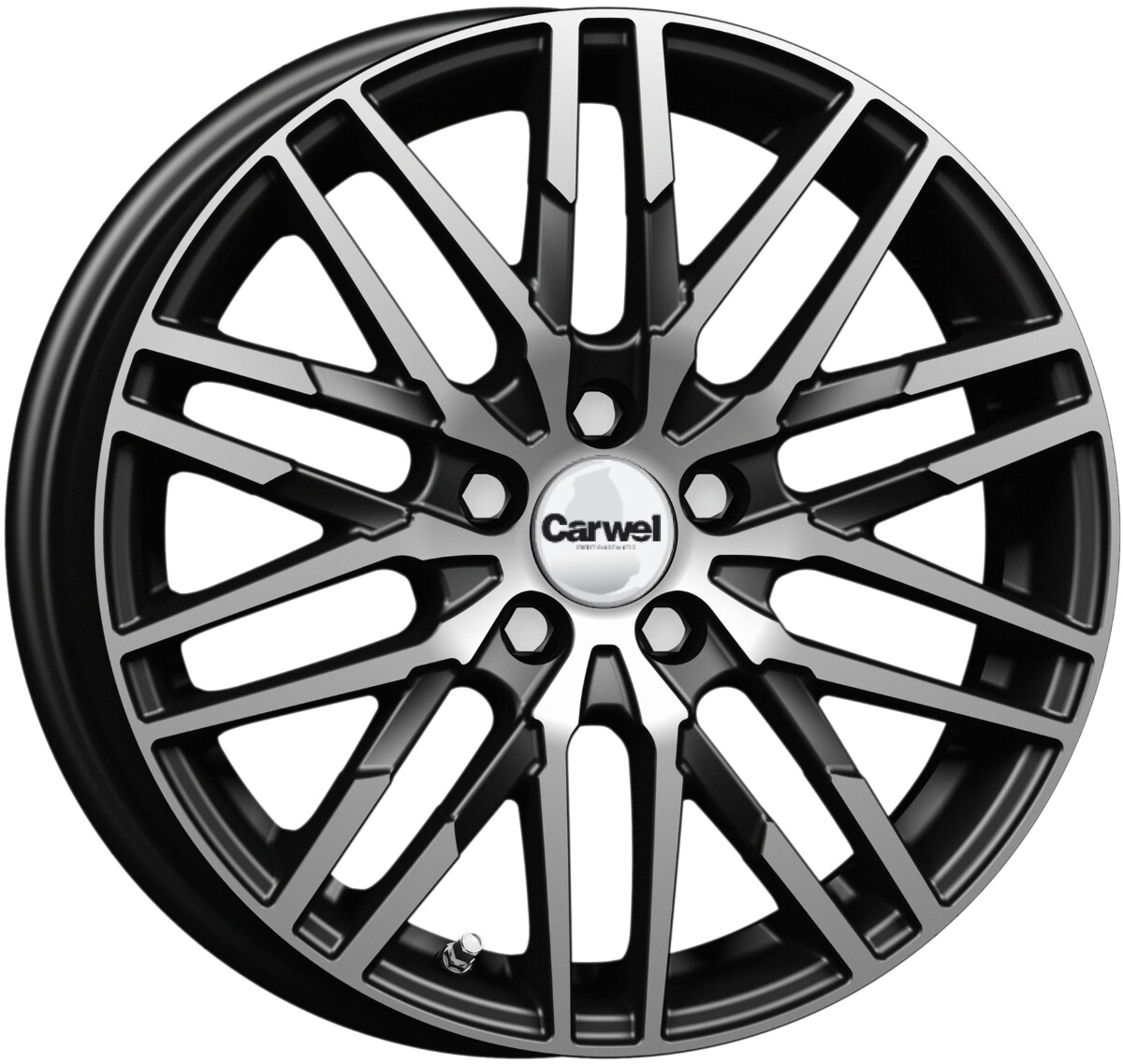 

Колесный диск Carwel Кобра 229 6,0x16 5/112 ET50 d-57,1 AB (Арт.114335), Черный