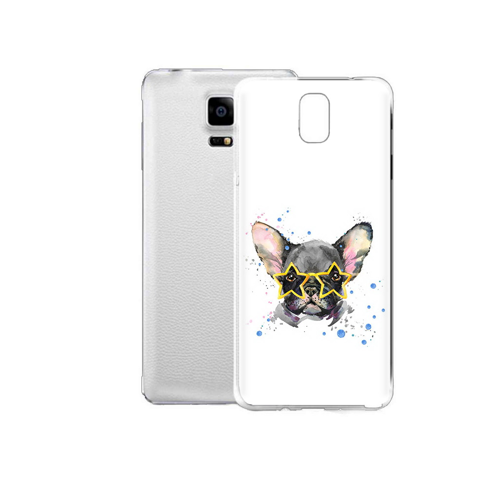 

Чехол MyPads Tocco для Samsung Galaxy Note Edge буля в очках (PT11952.563.252), Прозрачный, Tocco