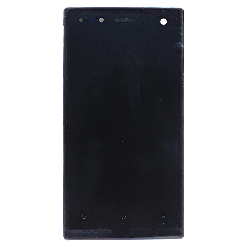 

Дисплей BaseMarket для Sony LT26w Xperia Acro S модуль с рамкой и тачскрином (черный)