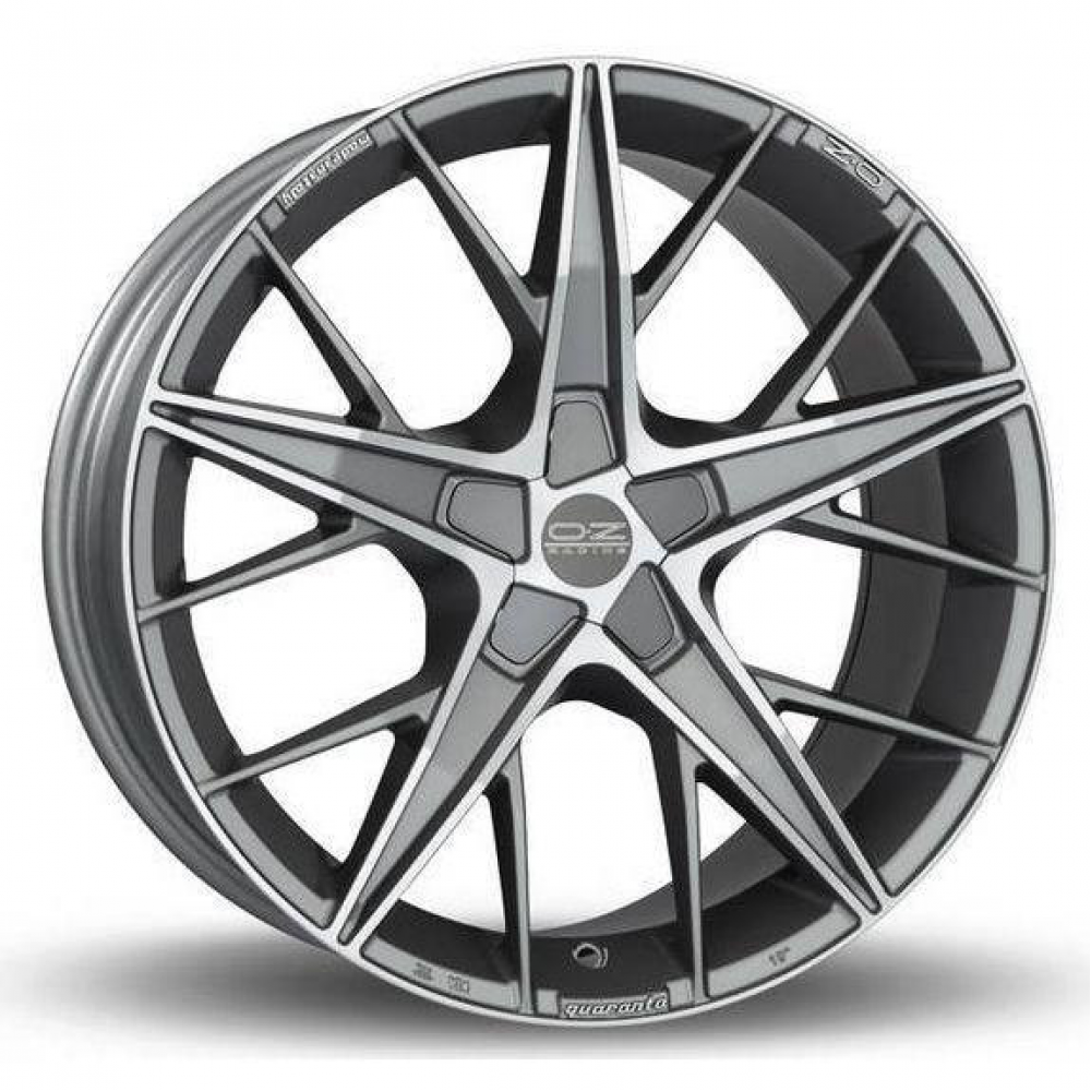 

Колесный диск 8,5x19/5x120 ET34 D79 Quaranta 5 Grigio Corsa Diamond Cut, Серый