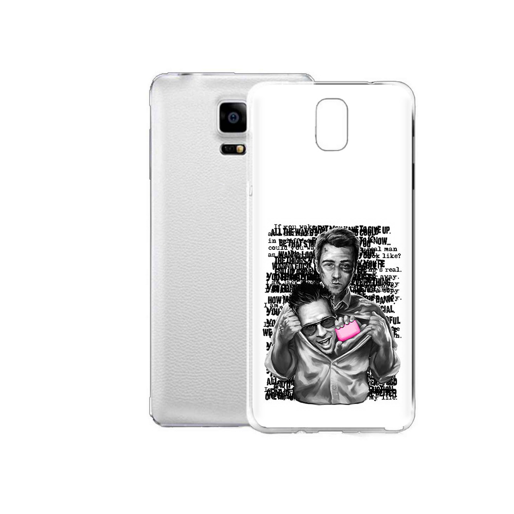 

Чехол MyPads Tocco для Samsung Galaxy Note Edge бойцовский клуб (PT11952.563.242), Прозрачный, Tocco