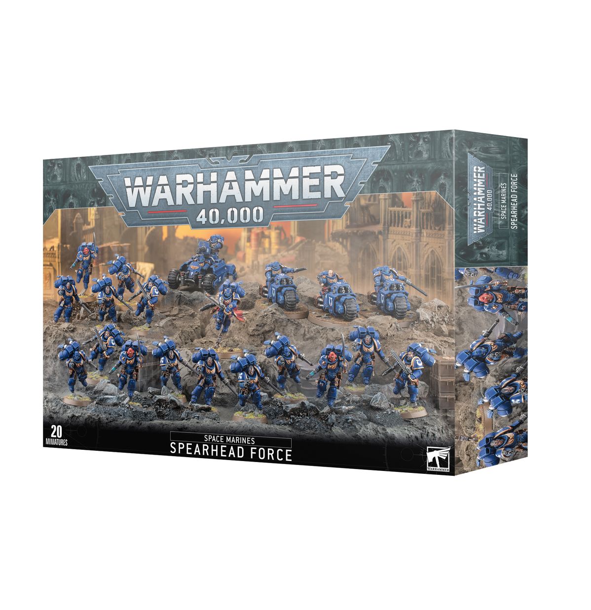 Миниатюры для игры Games Workshop Warhammer 40000: Space Marines, Spearhead Force 55-69 миниатюра для игры games workshop warhammer space wolves geigor fell hand 31 10