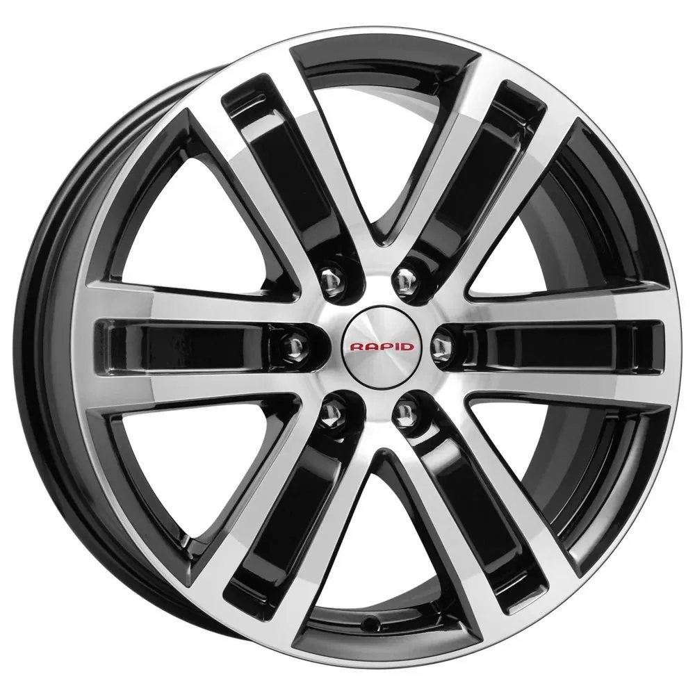 

Колесный диск 7,5x17/6x139,7 ET25 D106,1 R-7 Рольф (КС457) Алмаз черный