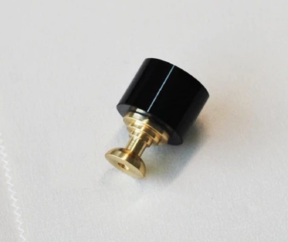 

Ручка-кнопка мебельная Black-Glass-and-Gold, D-25 мм, 1 шт., Золотистый;черный, Золото на стекле