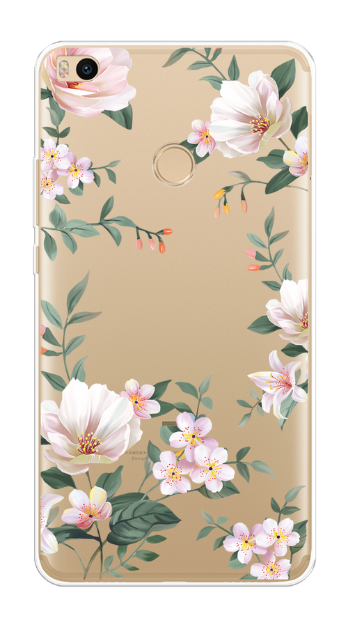 

Чехол на Xiaomi Mi Max 2 "Beautiful white flowers", 32150-1