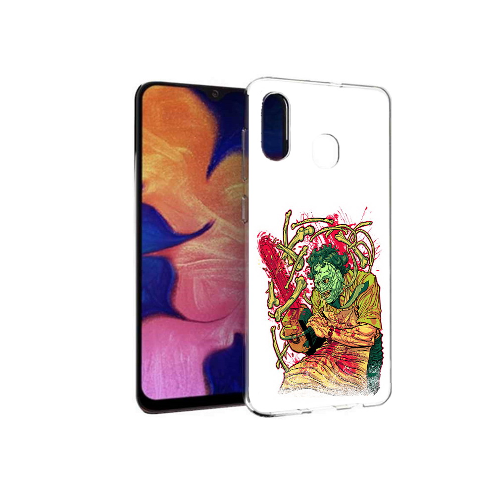 

Чехол MyPads Tocco для Samsung Galaxy A30 яркий мясник (PT126700.499.711), Прозрачный, Tocco