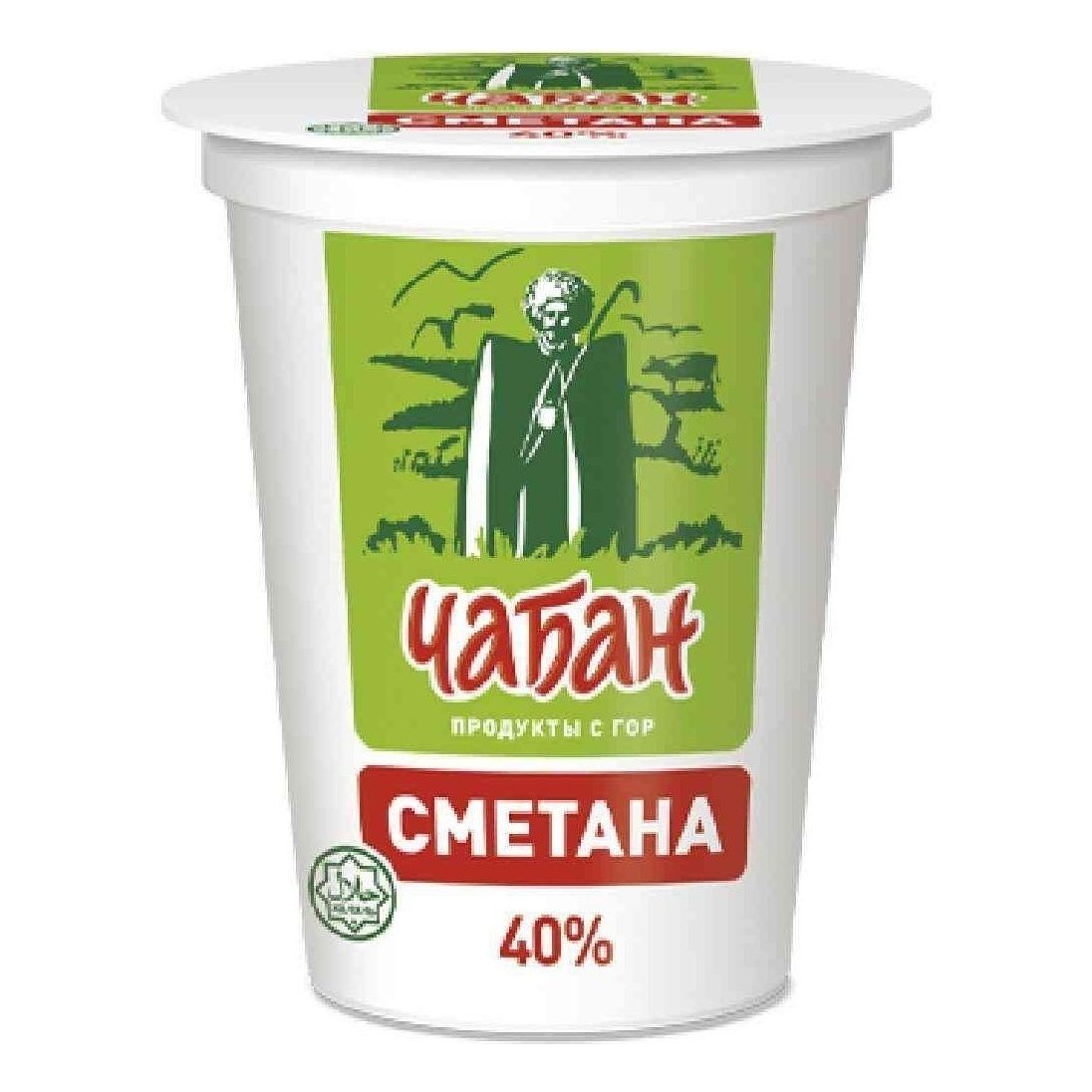 Сметана 40% Чабан БЗМЖ 300 г