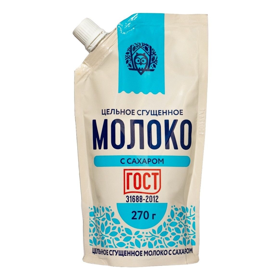 Сгущенное молоко Smart Food цельное с сахаром 8,5% БЗМЖ 270 г