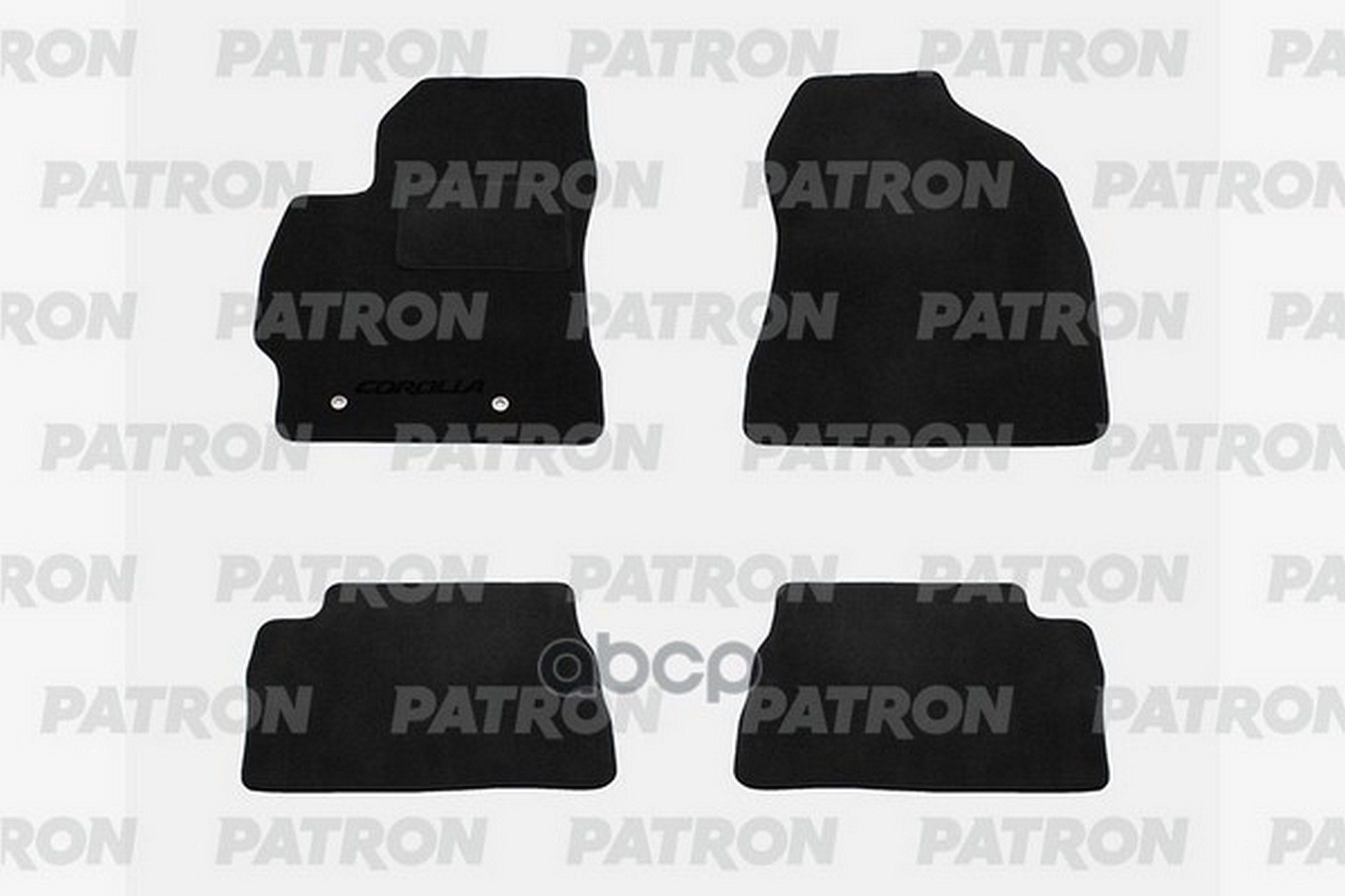 

Комплект Ковриков Текстильных Toyota Corolla X 2007-2013 PATRON PCCTOY0022