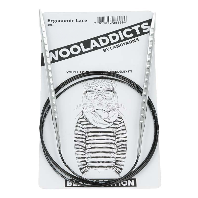 

Спицы круговые супергладкие WOOLADDICTS Ergonomic Lace 3,5 мм, 100 см, арт.306.1035, Серебристый, Спицы для вязания (без характеристик)