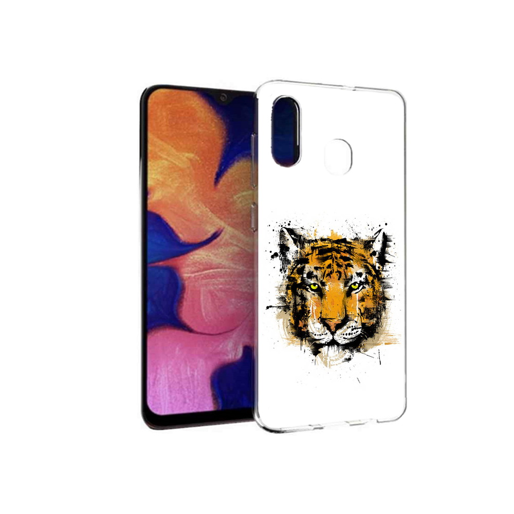

Чехол MyPads Tocco для Samsung Galaxy A30 тигруля (PT126700.499.643), Прозрачный, Tocco