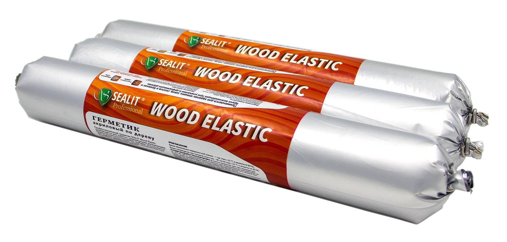 фото Герметик для дерева акриловый sealit wood elastic, 900 гр, бук sealit professional
