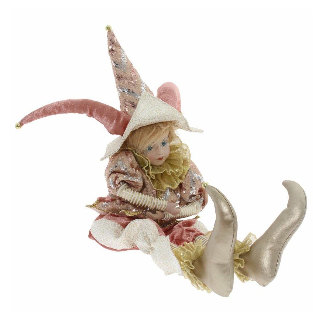 

Новогодняя фигурка Remeco collection Клоун 22x16x64 см, Розовый, Клоун