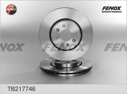 Тормозной диск FENOX передний для Renault Clio 00-, Kangoo 01-07, Megane 92-08 TB217746