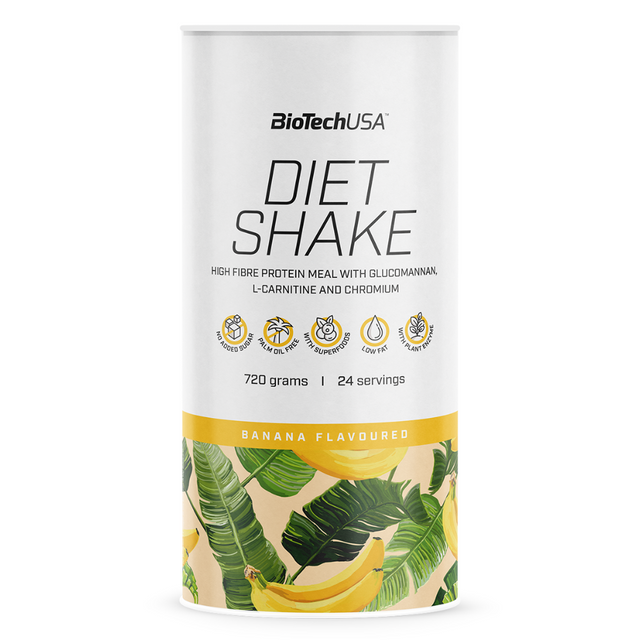 

Белковый напиток без сахара с клетчаткой BioTechUSA Diet Shake 720 г, банан