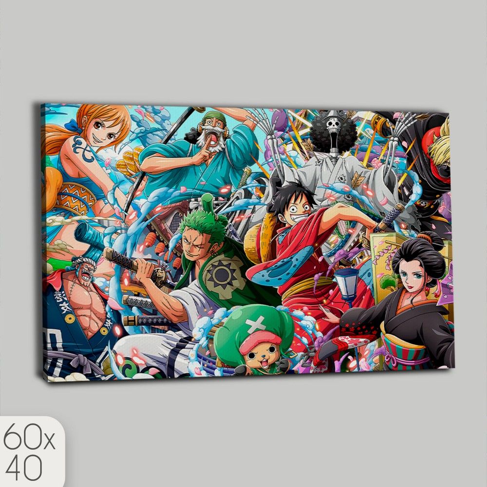 Картина интерьерная на холсте аниме Ван Пис One Piece - 178 Г 60x40