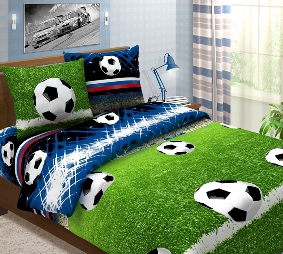 

Простыня Mercury Home Футбол 1.5 СП 145x214 Бязь, Футбол