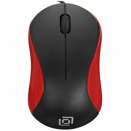 Мышь OKLICK 115S Red/Black