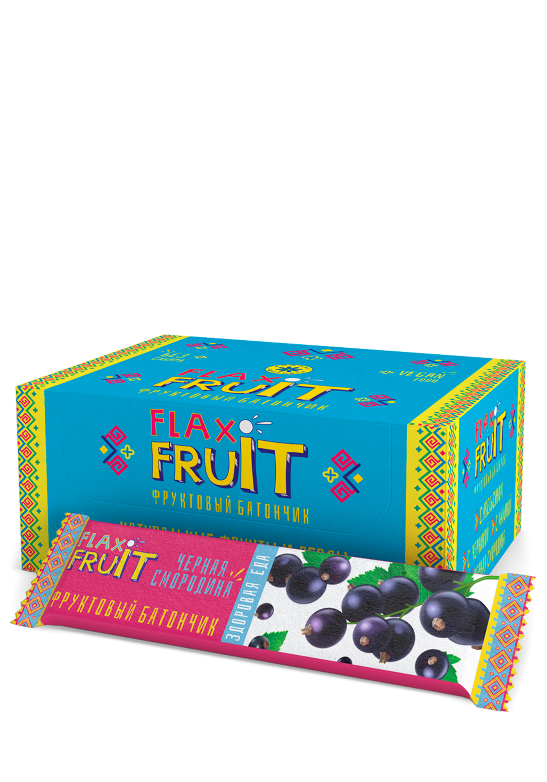

Батончик фруктовый Компас Здоровья НПО Flax Fruit с черной смородиной, 20 шт по 30 г
