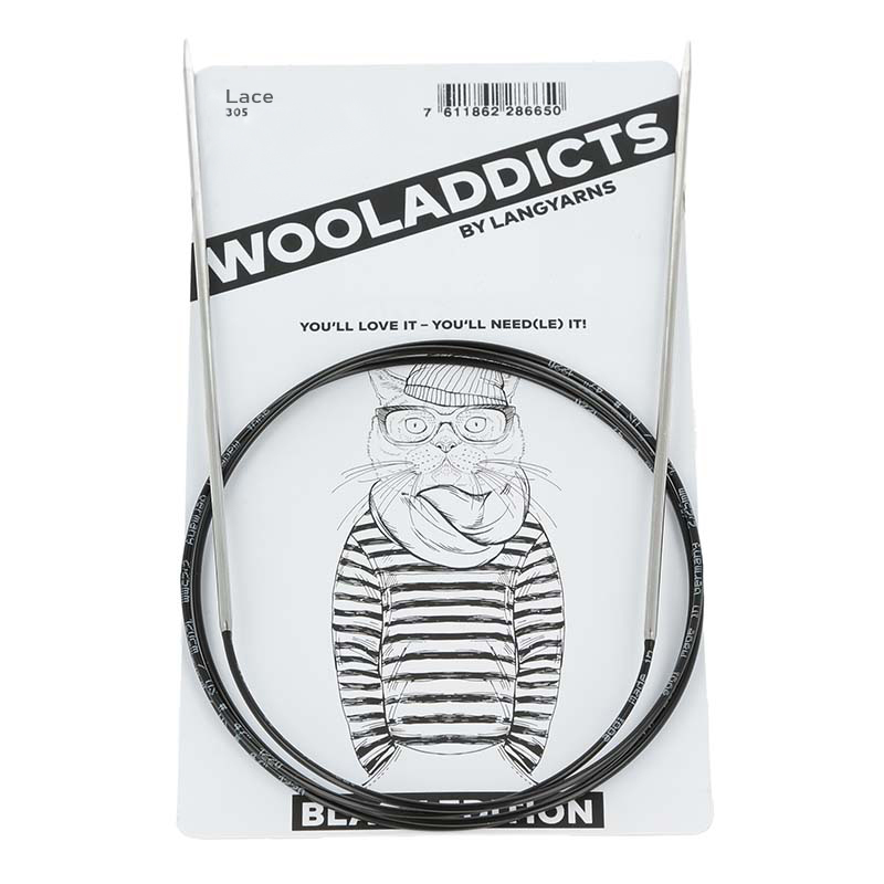 

Спицы круговые супергладкие WOOLADDICTS Lace 4 мм, 150 см, арт.305.1540, Серебристый, Спицы для вязания (без характеристик)