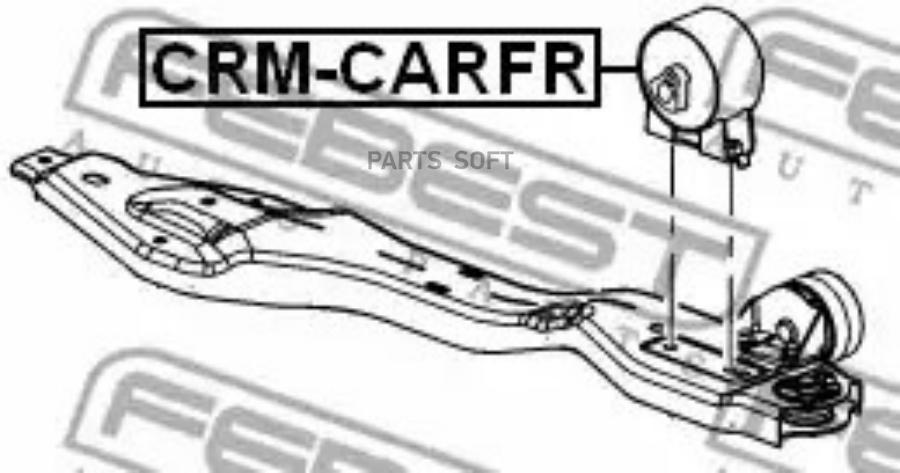 

FEBEST Опора двиг.пер.CHRYSLER VOYAGER 07-16 FEBEST CRM-CARFR