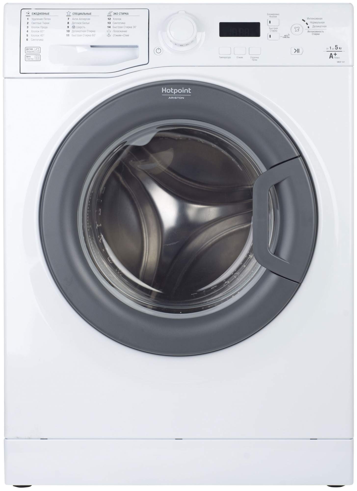 фото Стиральная машина hotpoint-ariston vmuf 501 b белый