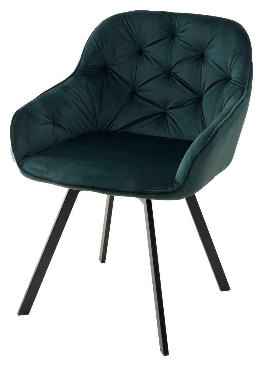 

Комплект стульев M-City GALE BLUVEL-78 GREEN, поворотный 360 град, 2 шт.