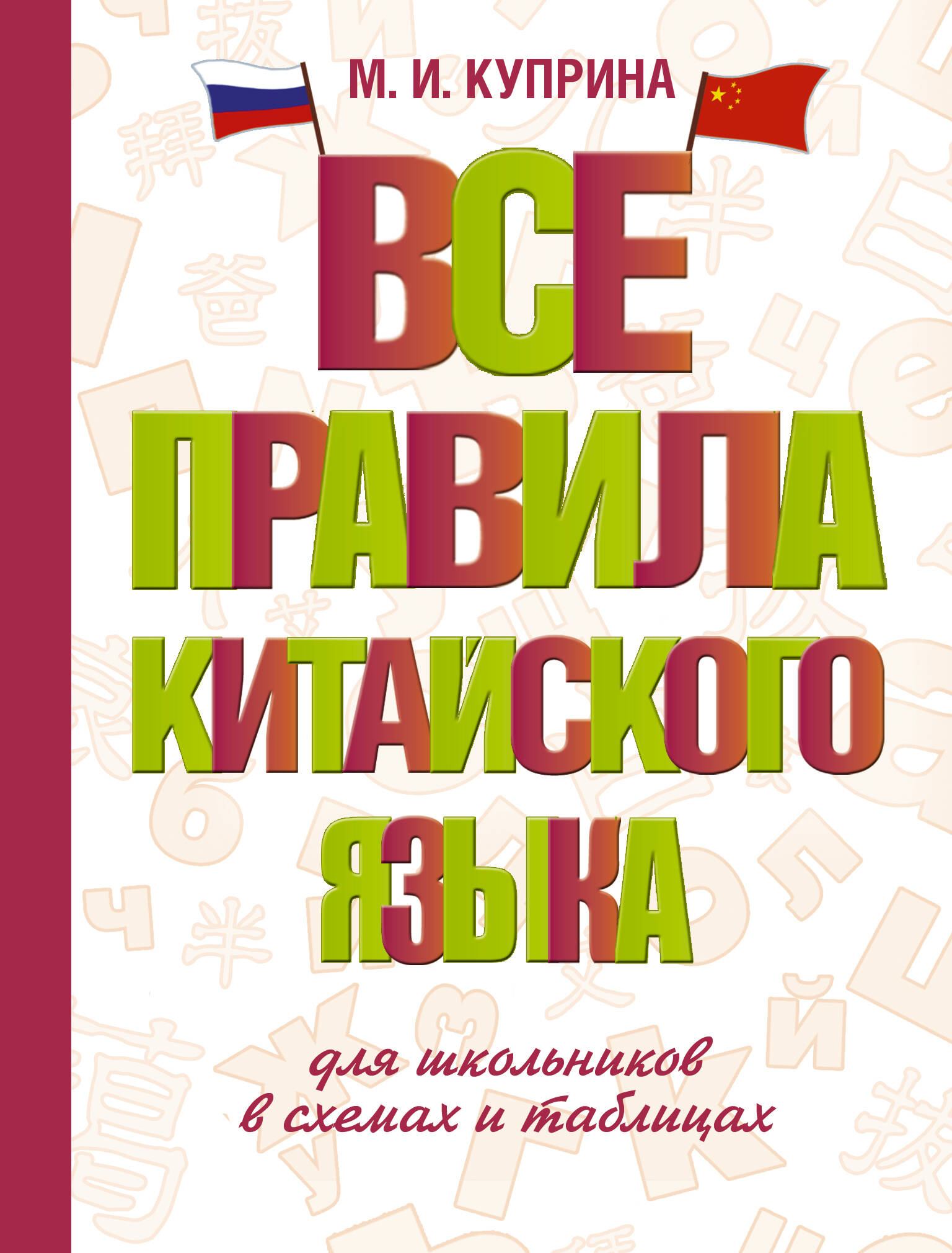 

Все правила китайского языка для школьников в схемах и таблицах