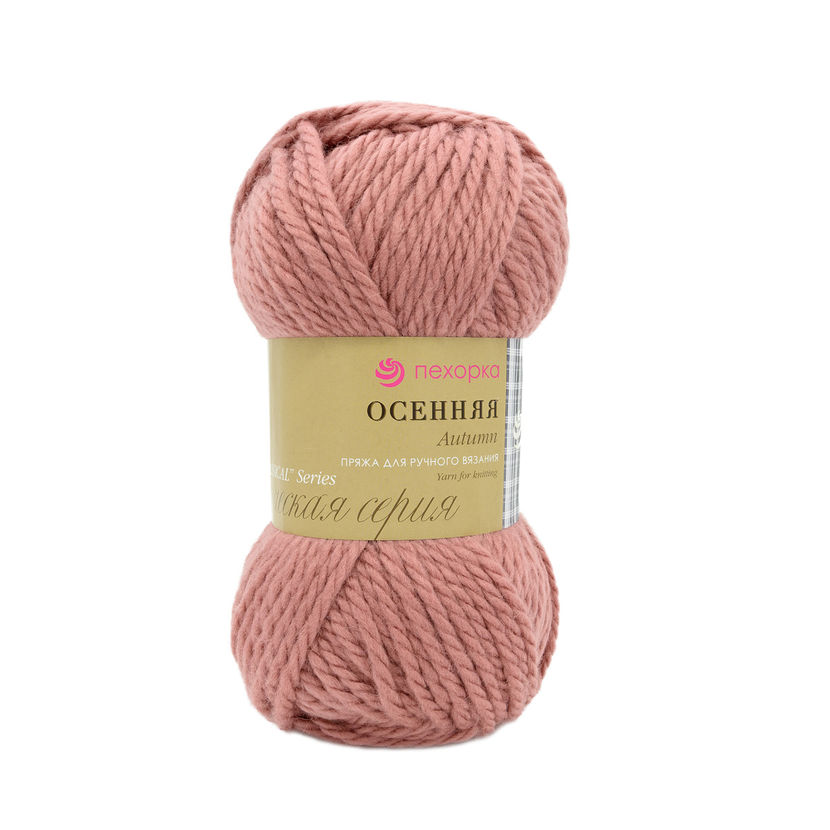 

Пряжа Пехорка 'Осенняя', 200 г, 150 м (шерсть, акрил) (21-Брусника), 5 мотков, Розовый