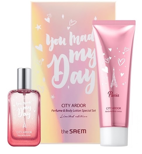 Парфюмированный набор THE SAEM CITY ARDOR LOVE IN PARIS FRANCE PERFUME  BODY LOTION SET