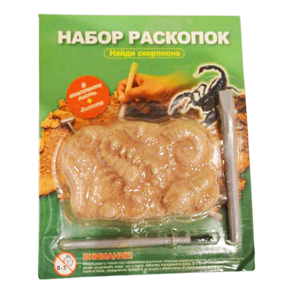 

Набор для проведения раскопок Найди скорпиона