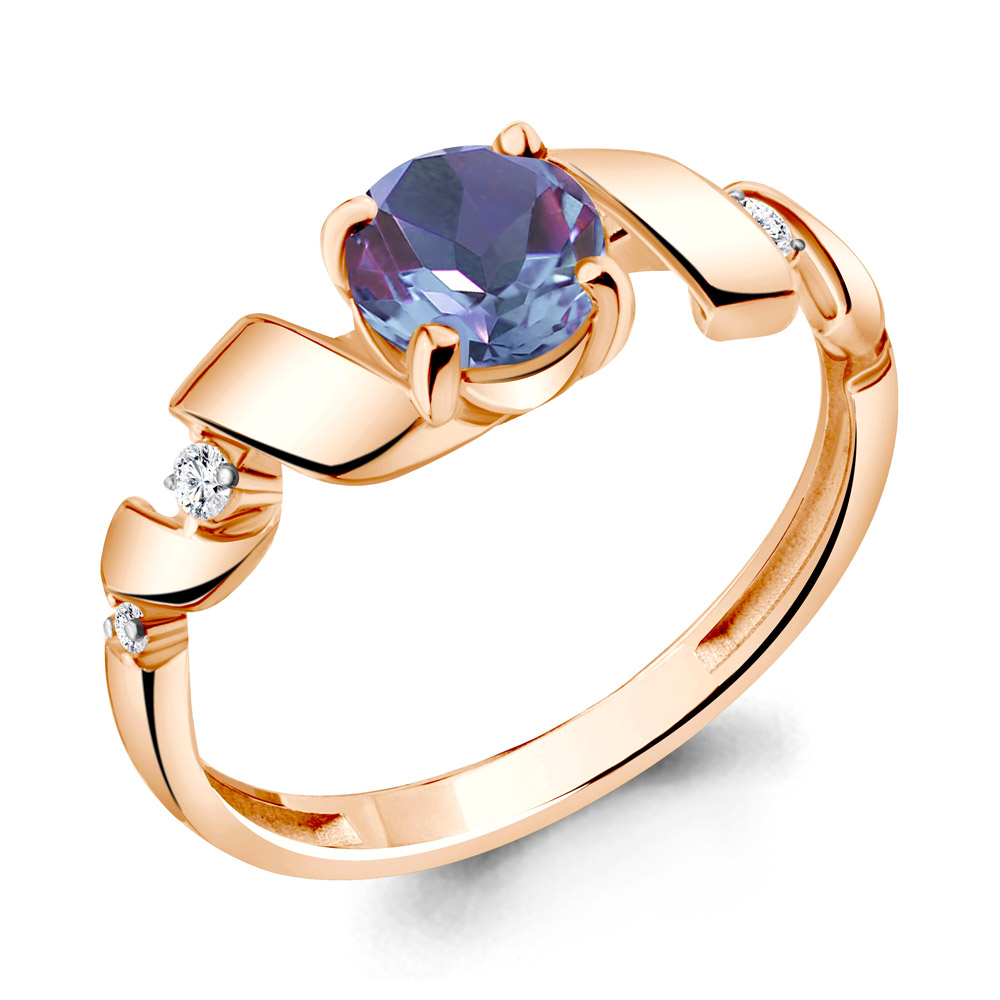 

Кольцо из серебра с фианитом Aquamarine Aquamarine 6936125А_925_з р. 17, 6936125А_925_з