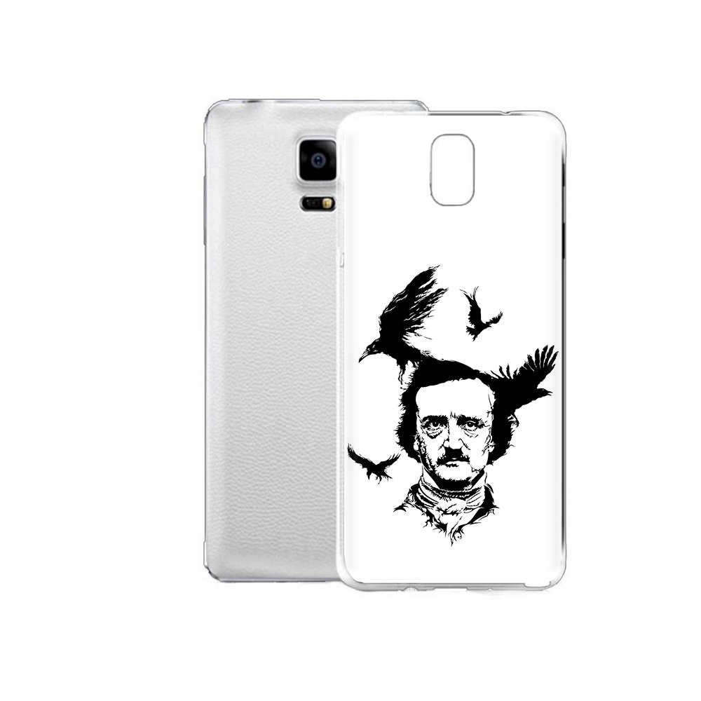 

Чехол MyPads Tocco для Samsung Galaxy Note Edge Эдгар Аллан черно белый (PT11952.563.204), Прозрачный, Tocco