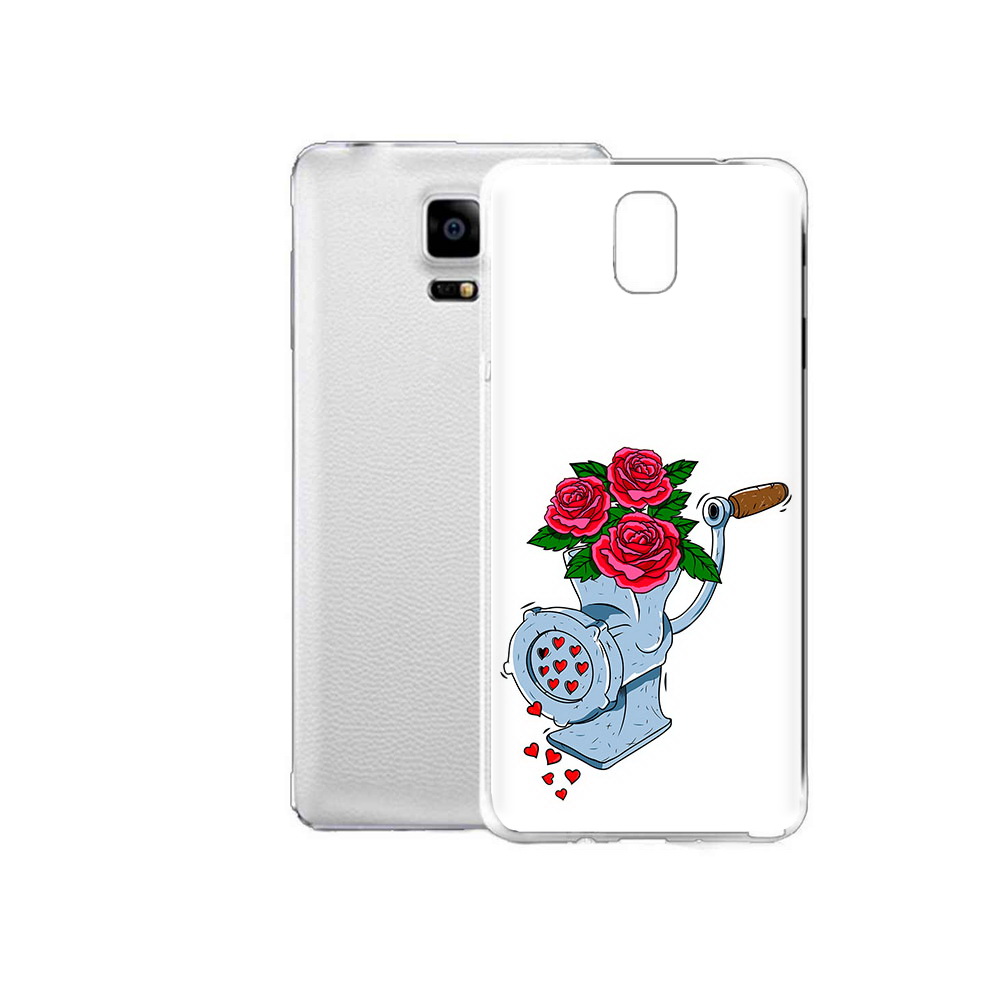 

Чехол MyPads Tocco для Samsung Galaxy Note Edge Цветочные сердца (PT11952.563.199), Прозрачный, Tocco