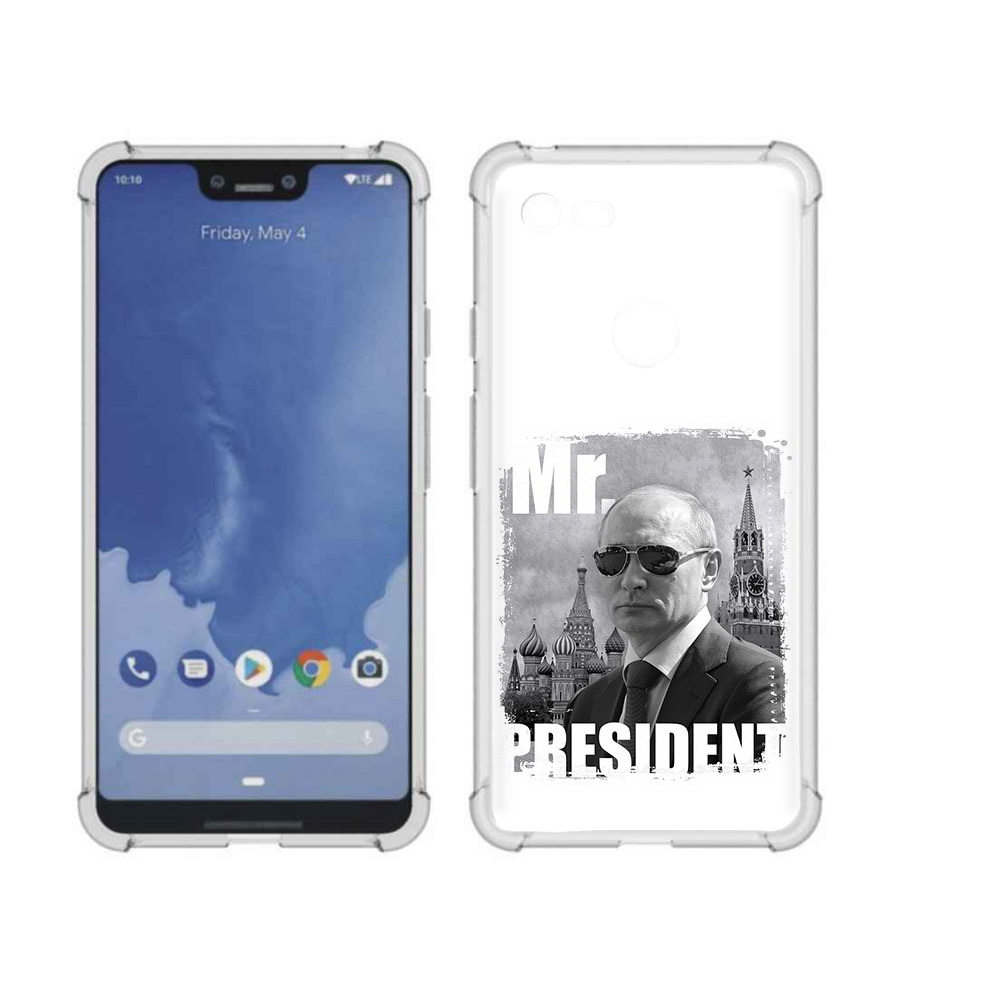 

Чехол MyPads Tocco для Google Pixel 3 XL Путин, Прозрачный, Tocco