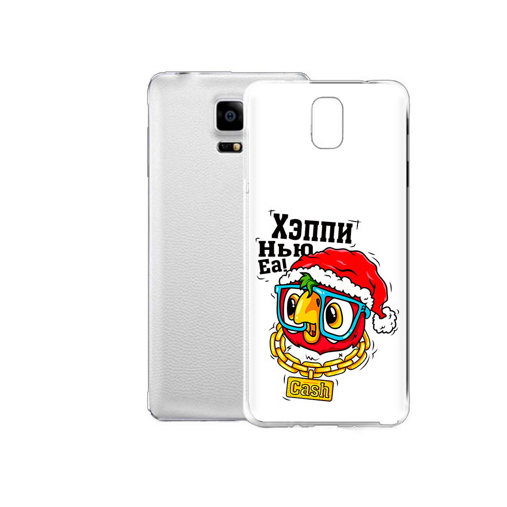 

Чехол MyPads Tocco для Samsung Galaxy Note Edge Хэппи нью еа (PT11952.563.196), Прозрачный, Tocco