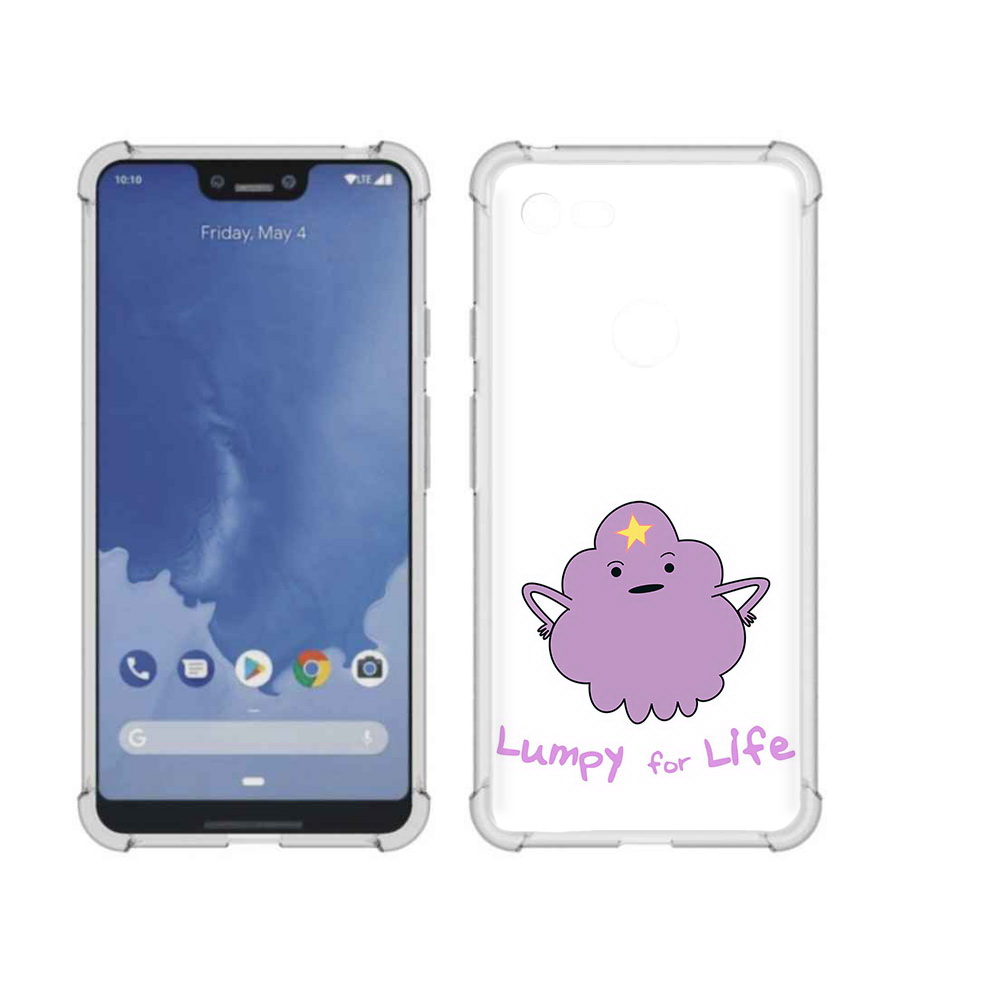 

Чехол MyPads Tocco для Google Pixel 3 XL Принцесса пупырчатого королевства, Прозрачный, Tocco