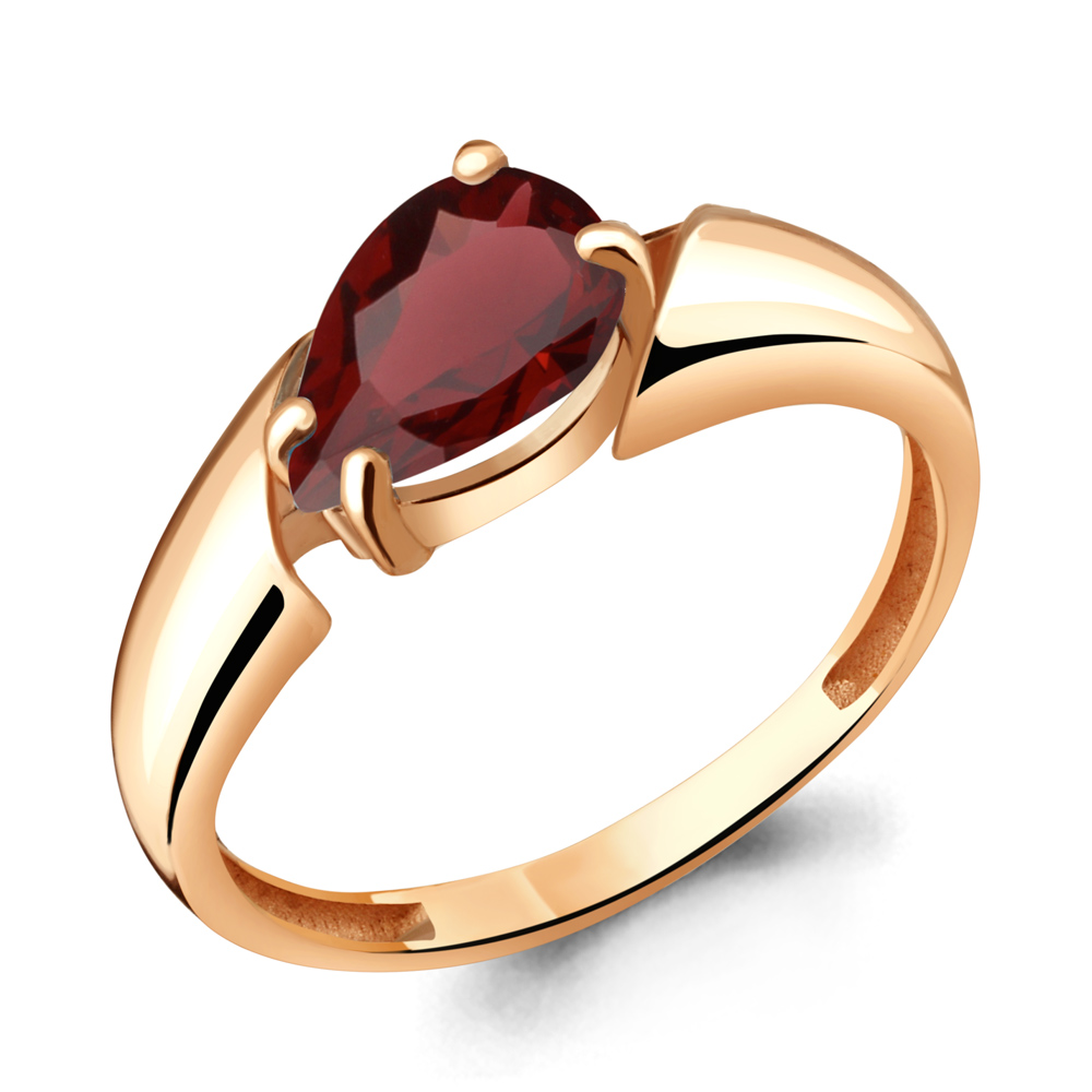 

Кольцо из серебра с гранатом Aquamarine Aquamarine 6935703_925_з р. 17, 6935703_925_з