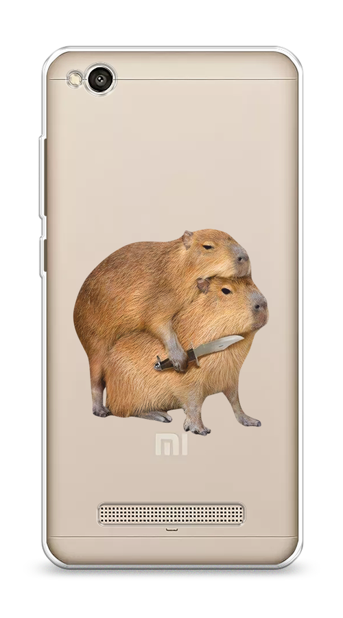 

Чехол на Xiaomi Redmi 4A "Капибара с ножом", 31350-1